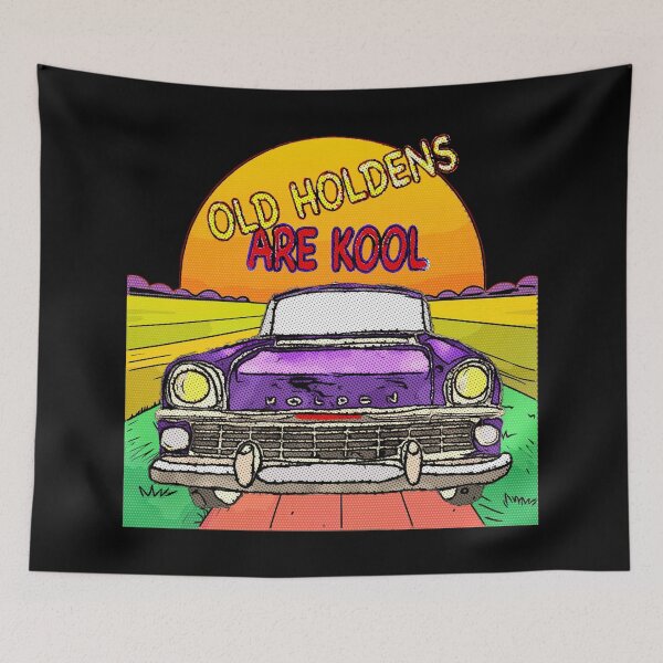 Item preview, Cartoon Style Purple EK Holden - Iconic Vintage Australian Car Art designed and sold by Michael van der Hoorn.