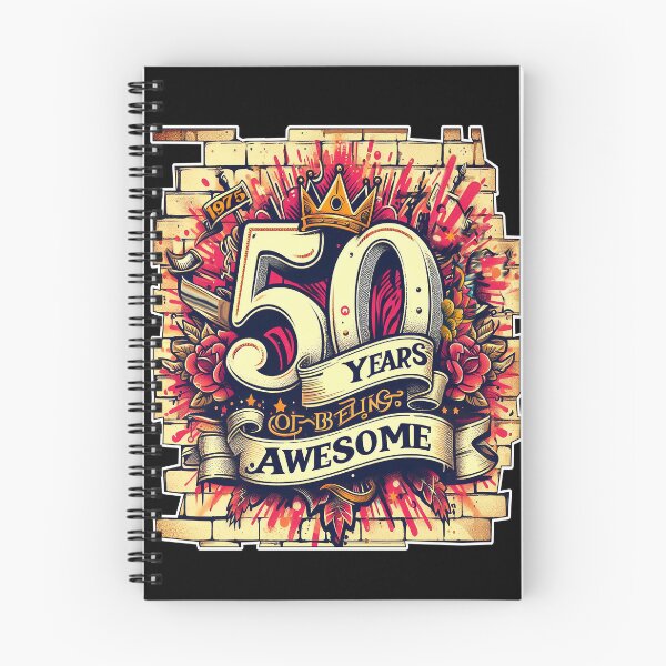 Item preview, 50 Years Of Being Awesome Vintage - graffiti designed and sold by Bukhisz.