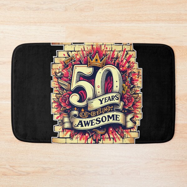 Item preview, 50 Years Of Being Awesome Vintage - graffiti designed and sold by Bukhisz.