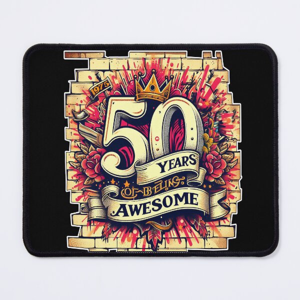 Item preview, 50 Years Of Being Awesome Vintage - graffiti designed and sold by Bukhisz.