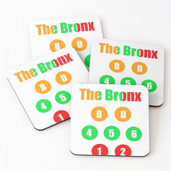 Item preview, The Bronx train lines combo colors v2 designed and sold by Mozart3.