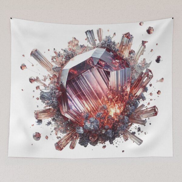 Item preview, Gemstones of the world Golden Pink Rutile designed and sold by ZulryLifestyles.