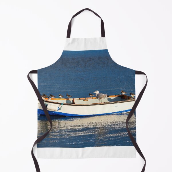 Item preview, Gull and Turnstones on Anchored Skiff designed and sold by Dorset Girl.