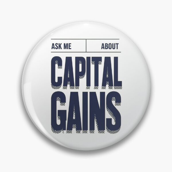 Item preview, Ask Me About Capital Gains: Finance-Inspired Design | Money Talks: Ask Me About Capital Gains Artwork designed and sold by JOY STORE 45.