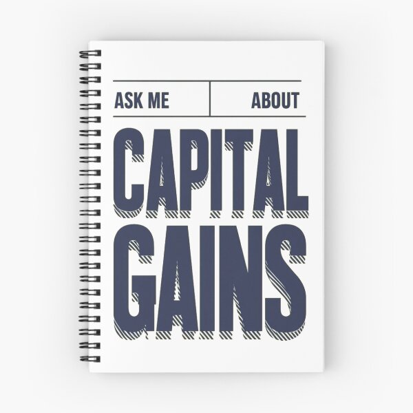 Item preview, Ask Me About Capital Gains: Finance-Inspired Design | Money Talks: Ask Me About Capital Gains Artwork designed and sold by JOY STORE 45.