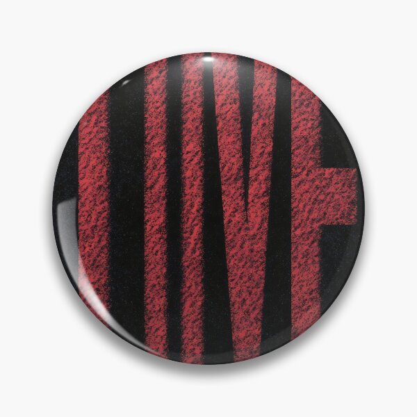Item preview, Bold red love text casting shadows on a dark background, symbolizing affection and emotion, creating a dramatic visual effect designed and sold by anytka.
