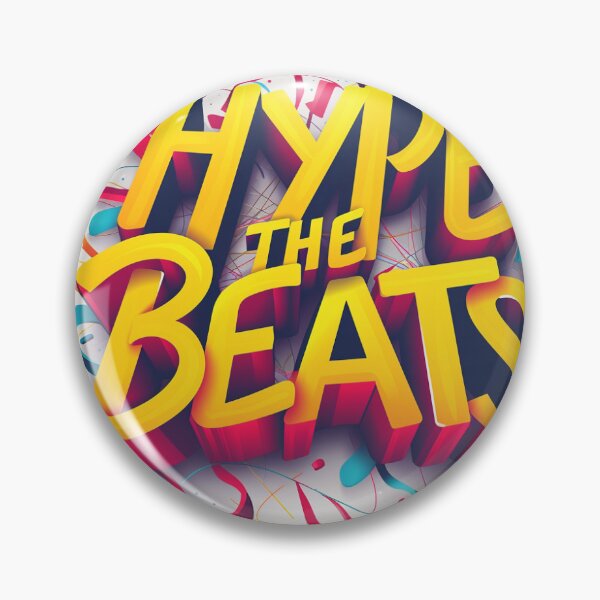 Item preview, Hype The Beats: 3D Typography Design designed and sold by Alin89.