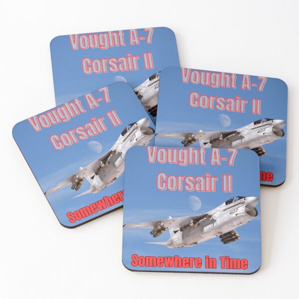 Item preview, "Vought A-7 Corsair II Artwork T-Shirt – Iconic Navy Attack Aircraft Design for Aviation Fans" designed and sold by Mrpalaad.