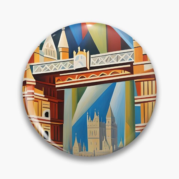 Item preview, Cubism. London Tower Bridge  with the river Thames designed and sold by Coolparrotgirl.