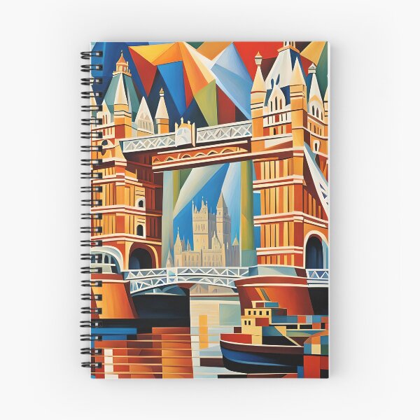 Item preview, Cubism. London Tower Bridge  with the river Thames designed and sold by Coolparrotgirl.