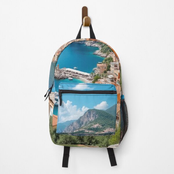 Item preview, Mediterranean Coastal City designed and sold by NightsageArt.