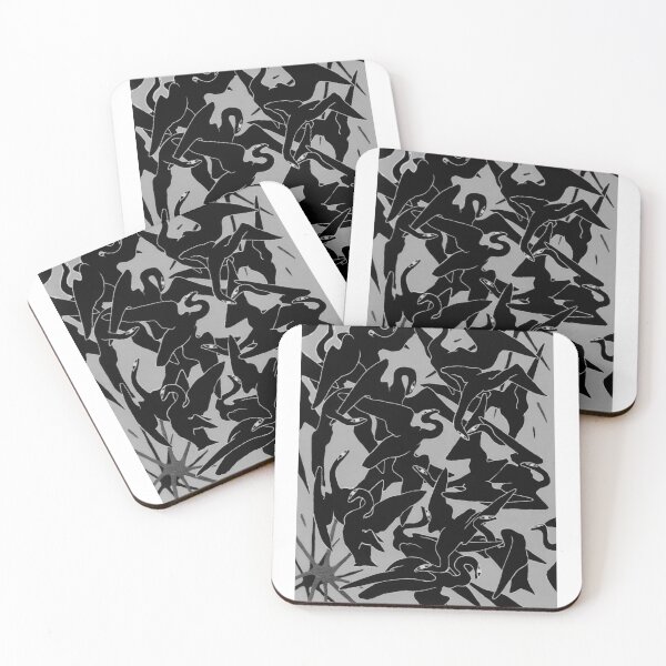 Item preview, Chrome Swans designed and sold by kairosclerosisart.
