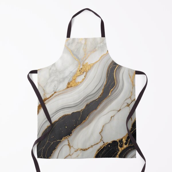 Item preview, White Marble with Black Veins and Gold Flecks - Luxurious Texture Design designed and sold by Alihassan-Art.
