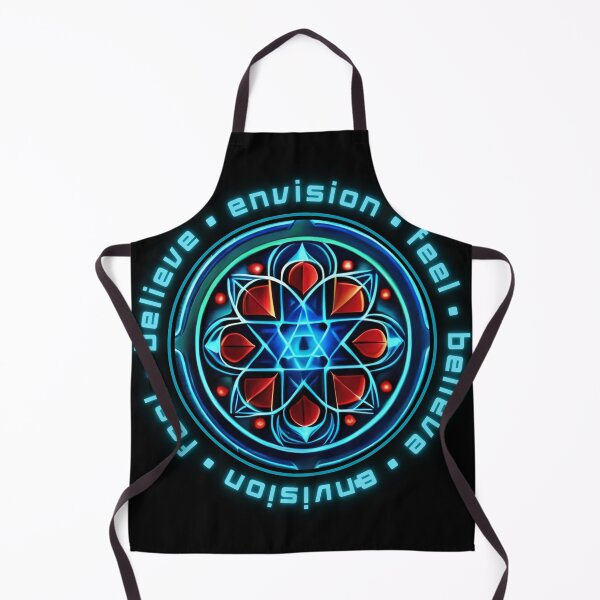 Item preview, Sacred Geometry Cymatics Vibration & Flower of Life Cardinal Cyan designed and sold by Zeporas Castle.