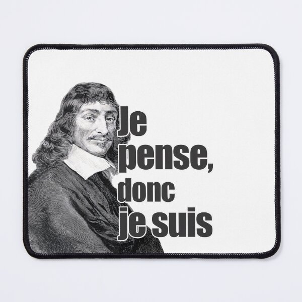Item preview, "JE PENSE, DONC JE SUIS" designed and sold by Tecno-Art-Land.