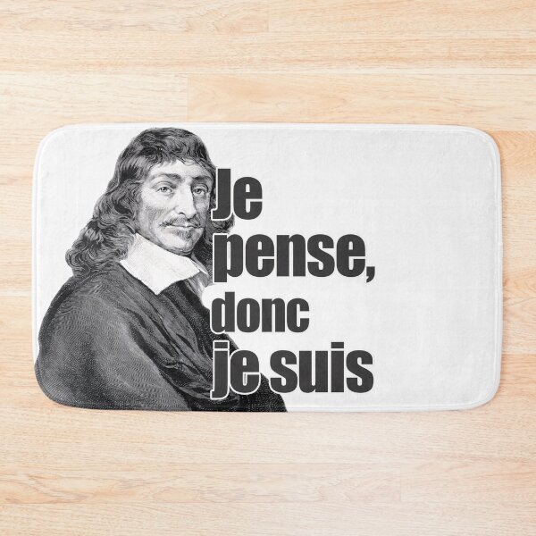 Item preview, "JE PENSE, DONC JE SUIS" designed and sold by Tecno-Art-Land.