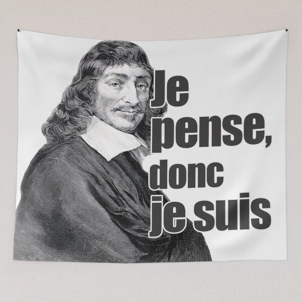 Item preview, "JE PENSE, DONC JE SUIS" designed and sold by Tecno-Art-Land.