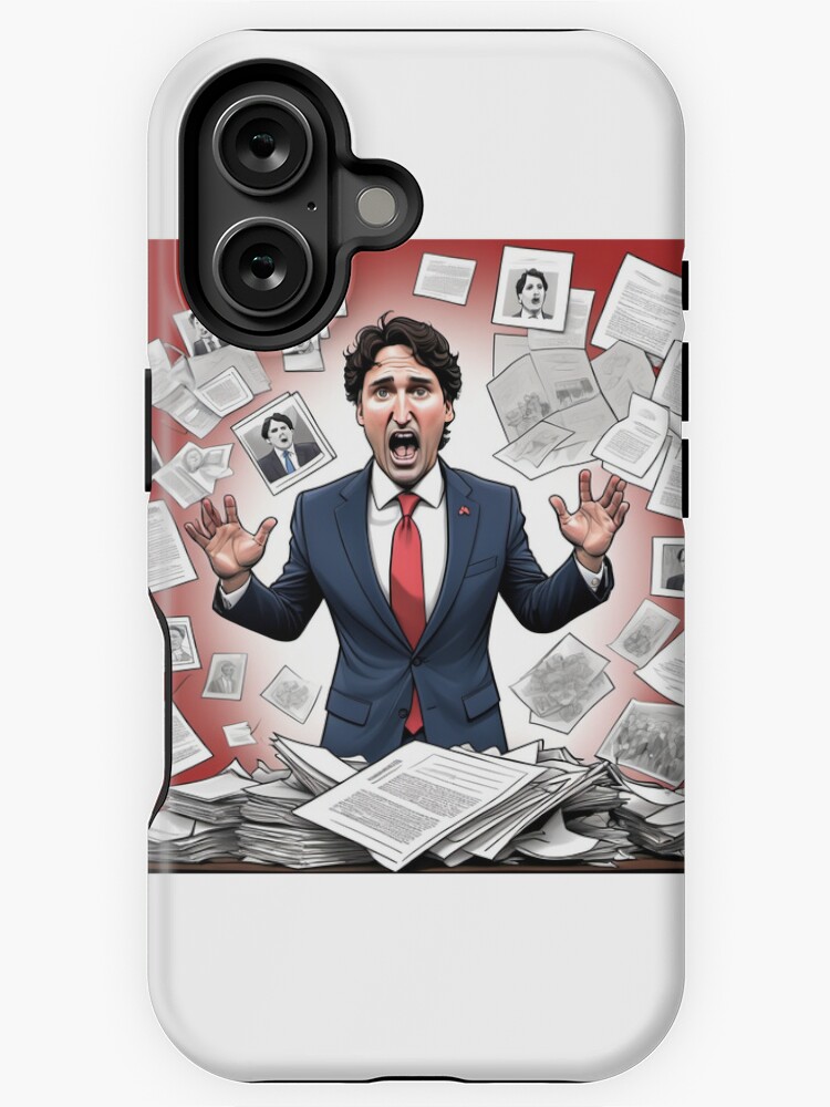 Thumbnail 1 of 4, iPhone Case, Trudeau, Collapse designed and sold by TeeMugs3.