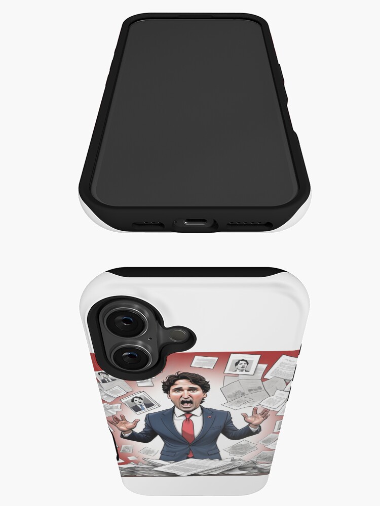 Thumbnail 3 of 4, iPhone Case, Trudeau, Collapse designed and sold by TeeMugs3.