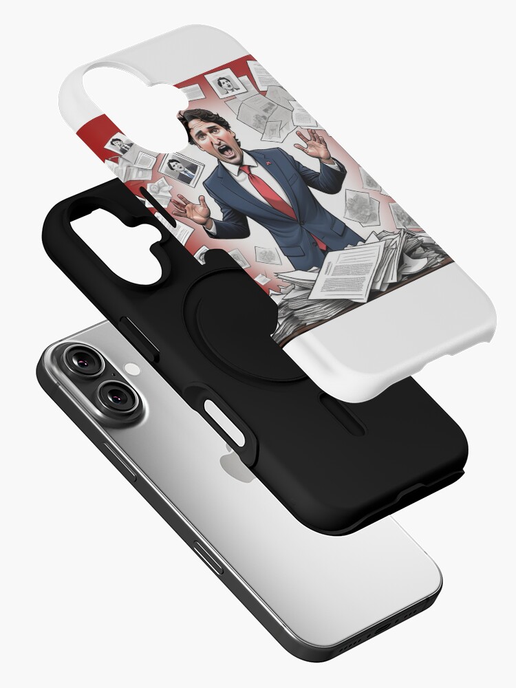 Thumbnail 2 of 4, iPhone Case, Trudeau, Collapse designed and sold by TeeMugs3.