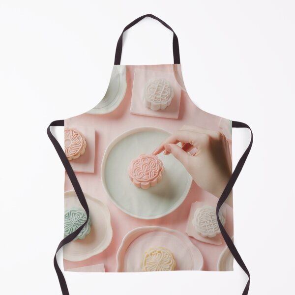 Item preview, Delicate mooncakes on a pastel table designed and sold by anytka.