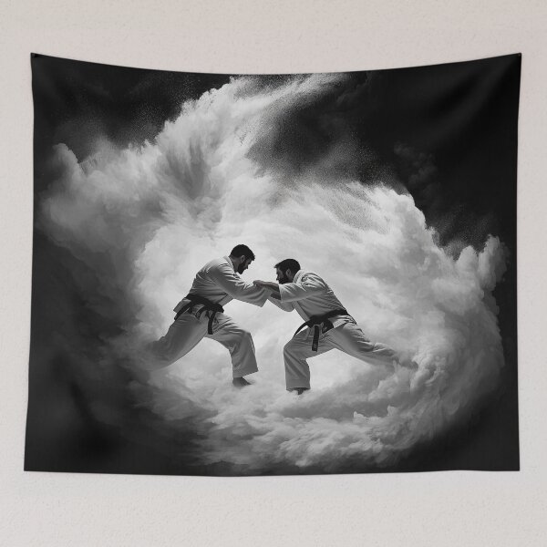 Item preview, Brazilian Jiu Jitsu Black and White Art | BJJ Art designed and sold by ThatsTheStyle.