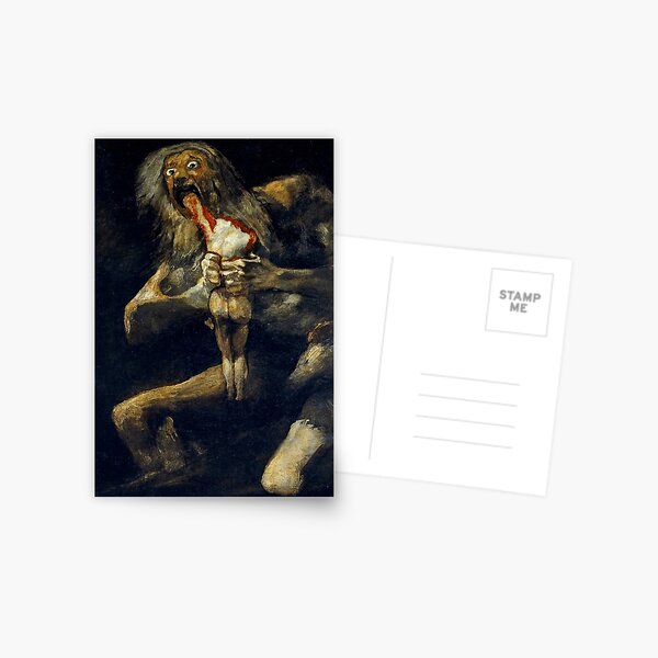 Item preview, Saturn Devouring his Son - Francisco de Goya, c.1820 designed and sold by Arwen-Art.