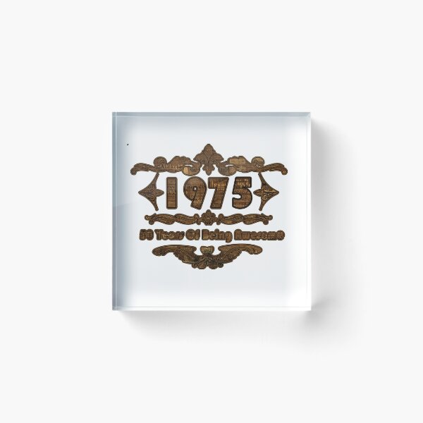Item preview, 50 Years Of Being Awesome Vintage 1975 designed and sold by Bukhisz.