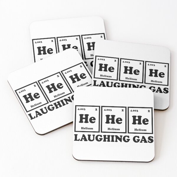 Item preview, He He He – The Laughing Gas Science Chemistry Periodic Table Joke designed and sold by ScienceCorner.