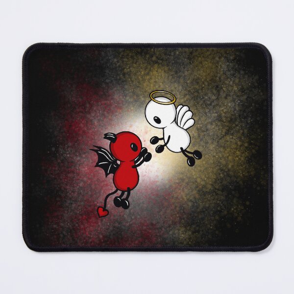 Item preview, cute angel and devil friends flying designed and sold by Pezi-Creation.