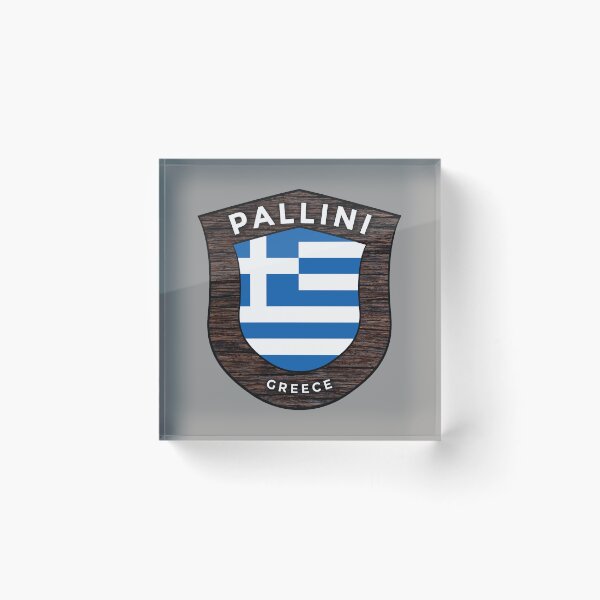 Item preview, Pallini Greece Emblem Flag designed and sold by World Designs.