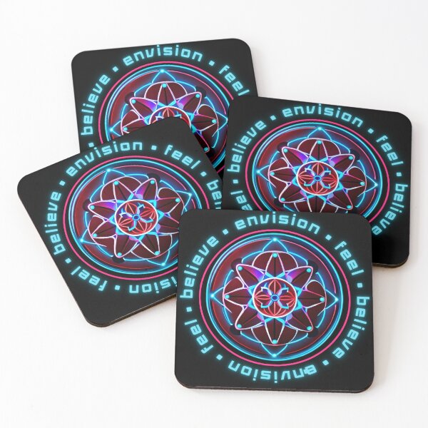 Item preview, Sacred Geometry Cymatics Vibration & Flower of Life Sky-Blue Octagram designed and sold by Zeporas Castle.