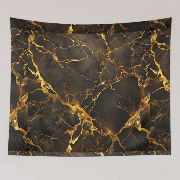 Item preview, Gold Dark Marble Background with Elegance and Copy Space designed and sold by Alihassan-Art.