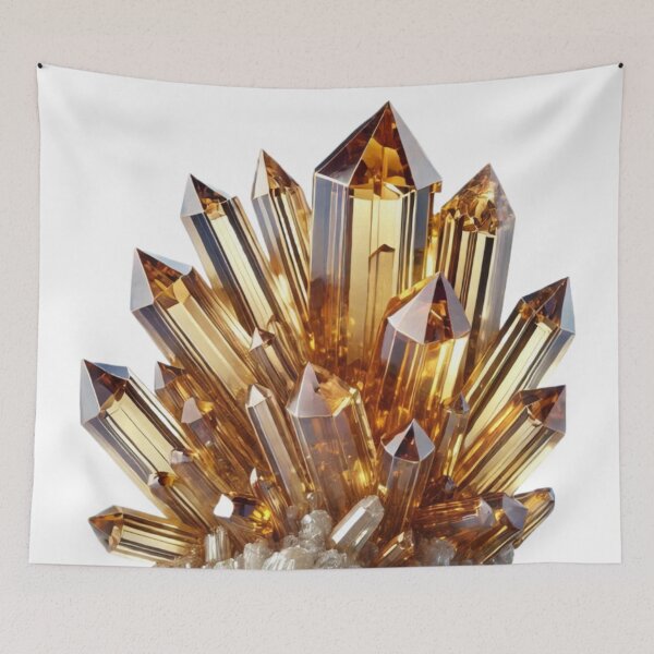 Item preview, Gemstones of the world Golden Rutile quartz  designed and sold by ZulryLifestyles.