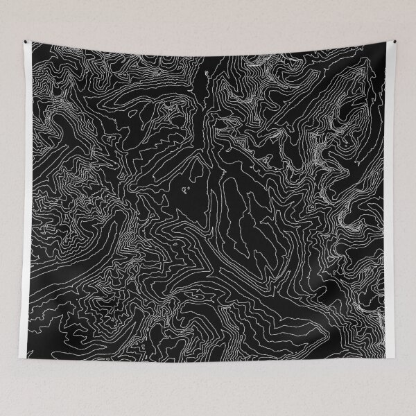 Item preview, Topo Lines of Glacier National Park designed and sold by JL-Maps.