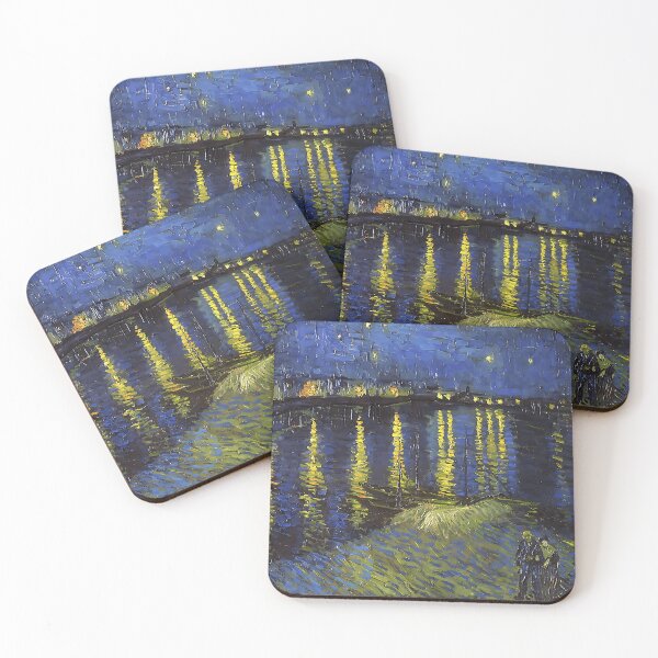 Item preview, Starry Night Over the Rhone - Artistic Reimagination designed and sold by irynaartbyim.