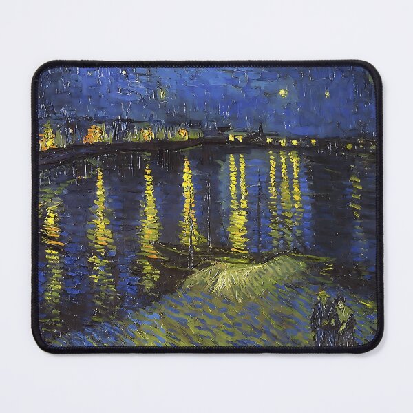 Item preview, Starry Night Over the Rhone - Artistic Reimagination designed and sold by irynaartbyim.