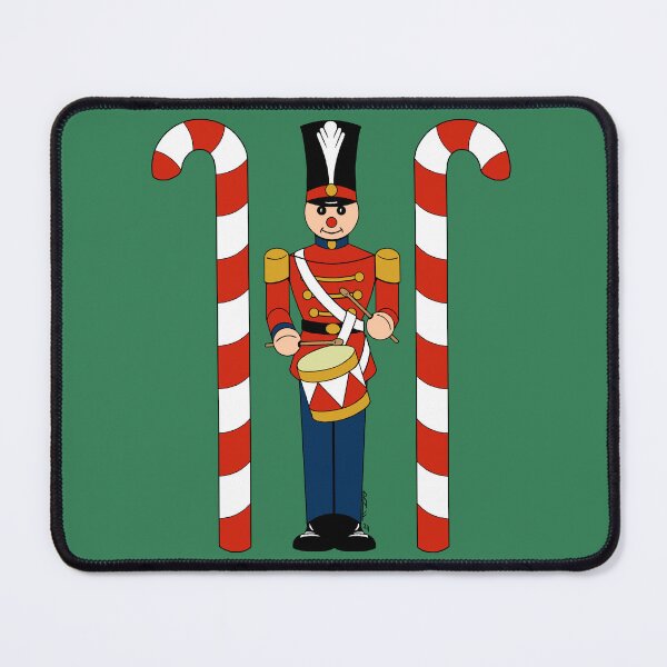 Item preview, Drummer Toy Soldier (White) with Candy Canes designed and sold by Azure Lion Productions.