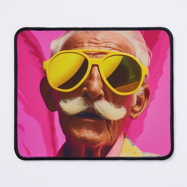 Item preview, Eccentric Senior in Vibrant Attire designed and sold by anytka.