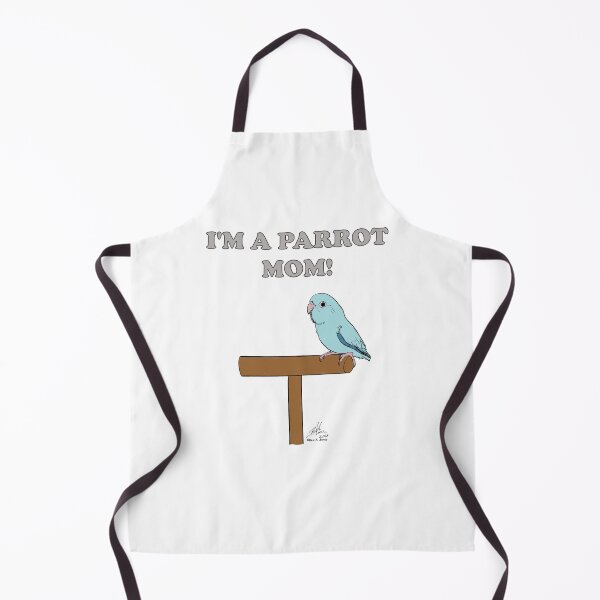 Item preview, I'm a Parrot Mom! With a blue parrotlet designed and sold by Laughing Parrot Studio.