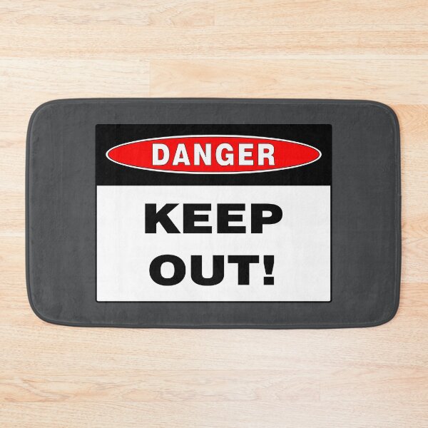 Item preview, Danger Sign: Keep Out! Safety, Warning, Hazards  designed and sold by AASparksDesigns.