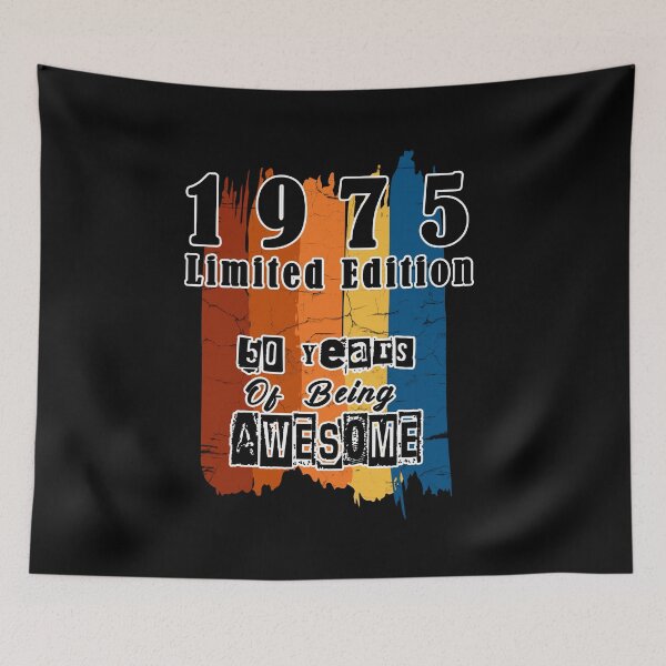 Item preview, 50 Years Of Being Awesome Vintage 1975 designed and sold by Bukhisz.