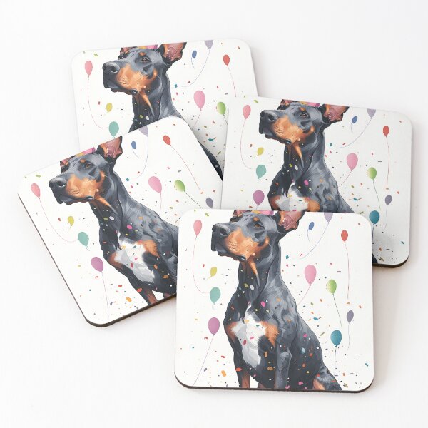 Item preview, Dashing Doberman | Elegance Unleashed in Every Celebration designed and sold by TringTringCards.