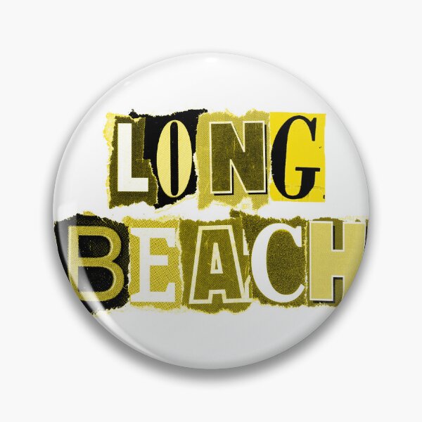 Item preview, Long Beach Black & Yellow Cutout designed and sold by Kat Acosta.