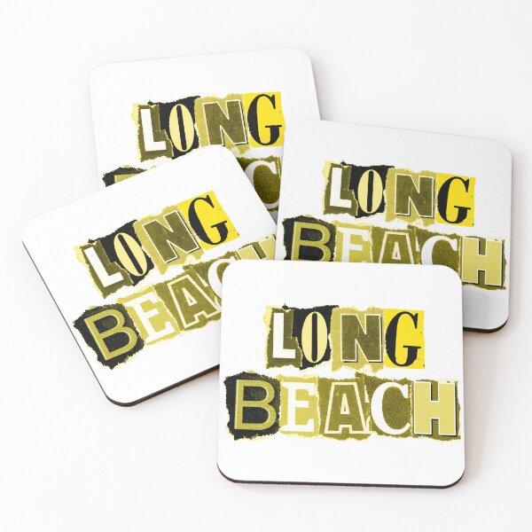 Item preview, Long Beach Black & Yellow Cutout designed and sold by Kat Acosta.