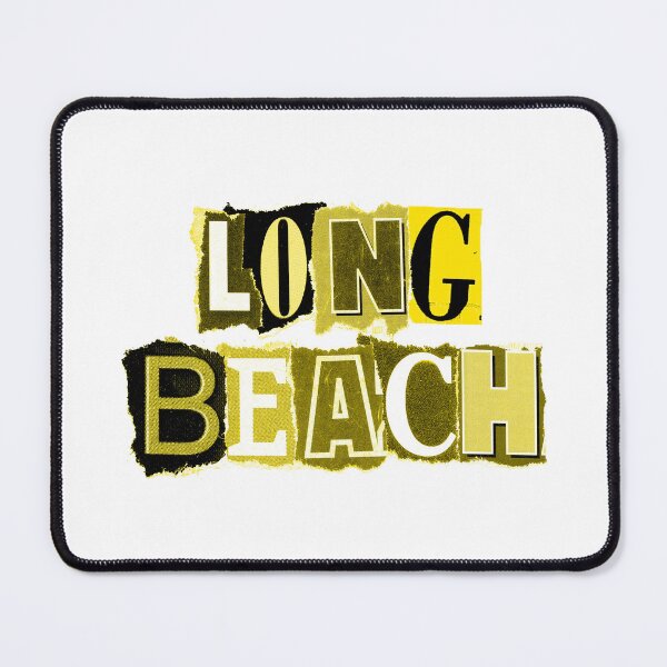 Item preview, Long Beach Black & Yellow Cutout designed and sold by Kat Acosta.