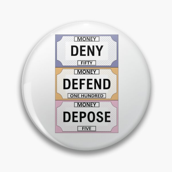 Item preview, DENY DEFEND DEPOSE - MONOPOLY CARDS designed and sold by Athenasgirl.