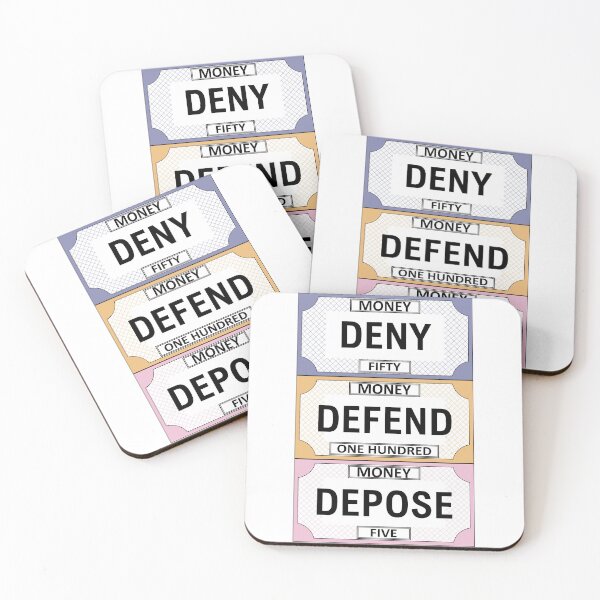 Item preview, DENY DEFEND DEPOSE - MONOPOLY CARDS designed and sold by Athenasgirl.