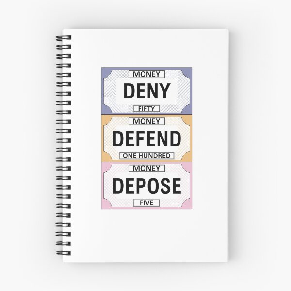 Item preview, DENY DEFEND DEPOSE - MONOPOLY CARDS designed and sold by Athenasgirl.