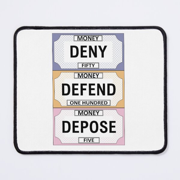 Item preview, DENY DEFEND DEPOSE - MONOPOLY CARDS designed and sold by Athenasgirl.